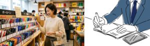 目的や用途によって変わる例①:ボールペン