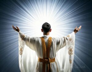 天使や聖人の頭上に描かれる「光輪」を意味する「Halo」