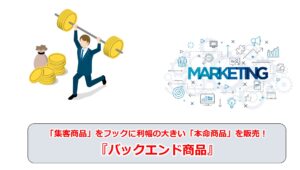 No.187_「集客商品」をフックに利幅の大きい「本命商品」を販売！『バックエンド商品』