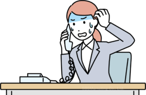 職場での電話対応も大きなストレスや不安を感じる