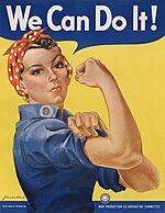 Wikipedia：J・ハワード・ミラー 氏 が1943年に制作したポスター『We Can Do It!』