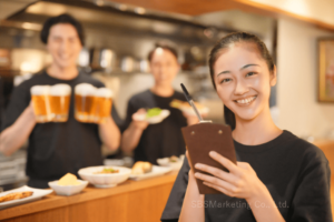 夜の来店を誘引