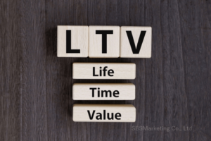 『LTV』を高める＝顧客単価アップ