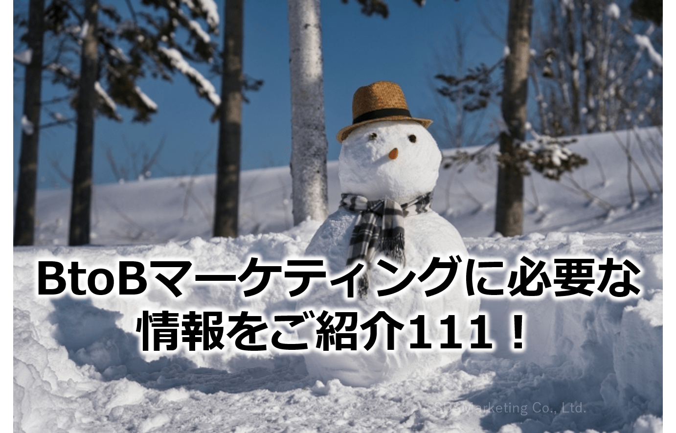 BtoBマーケティングに必要な情報をご紹介111！