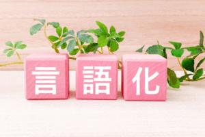 ①抽象的な思考を言語化する