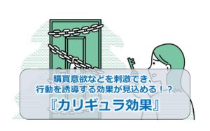 購買意欲などを刺激でき、行動を誘導する効果が見込める！？『カリギュラ効果』