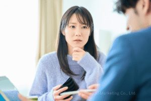 ②印象を残すために相手に「？」と思わせる