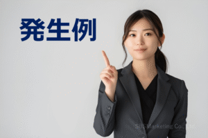 代表的な4つの発生例