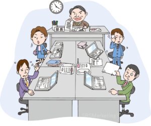 ⑤「他責思考」が生産性低下に一因に