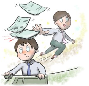 ⑤「無意味な業務」を他人へ割り当てるだけの仕事