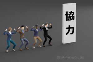 マーケとセールスが協力して受注を得るのが当たり前ですが・・・