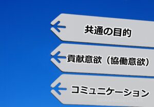 組織を成立させるために必要な3つの要素