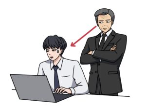 部下の働きぶりに疑念を抱く「生産性パラノイア」