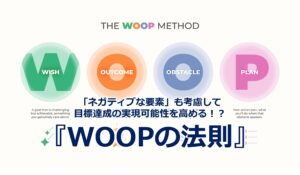 「ネガティブな要素」も考慮して目標達成の実現可能性を高める！？『WOOPの法則』