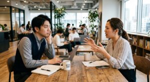 ①感情のスキを見せずに冷静に対応する