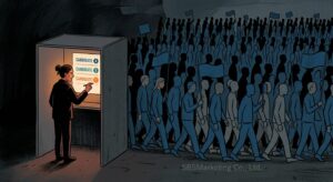 ④圧勝しそうな政党に「あえて」投票しない
