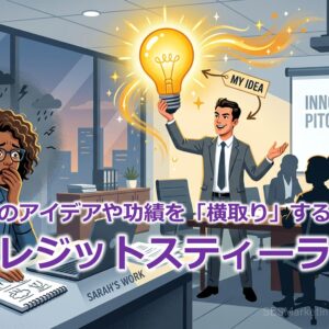 他人のアイデアや功績を「横取り」する！？『クレジットスティーラー』