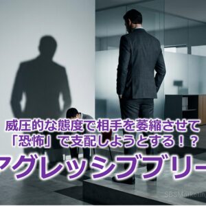 威圧的な態度で相手を萎縮させて「恐怖」で支配しようとする！？『アグレッシブブリー』