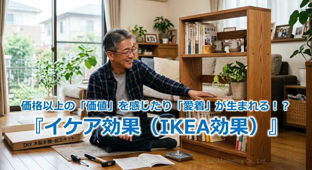価格以上の「価値」を感じたり「愛着」が生まれる！？『イケア効果（IKEA効果）』