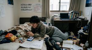 ②入学当初はやる気がみなぎっていたが時間経過とともにサボるように