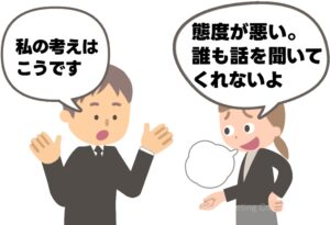 論点をズラして発言の妥当性を損ない主張を退ける