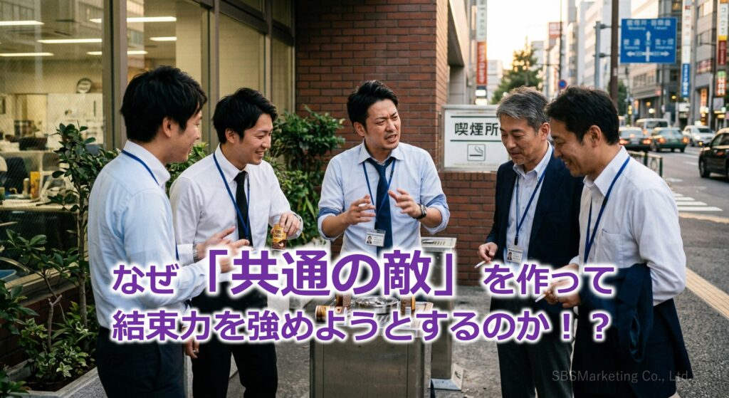 なぜ「共通の敵」を作って結束力を強めようとするのか！？