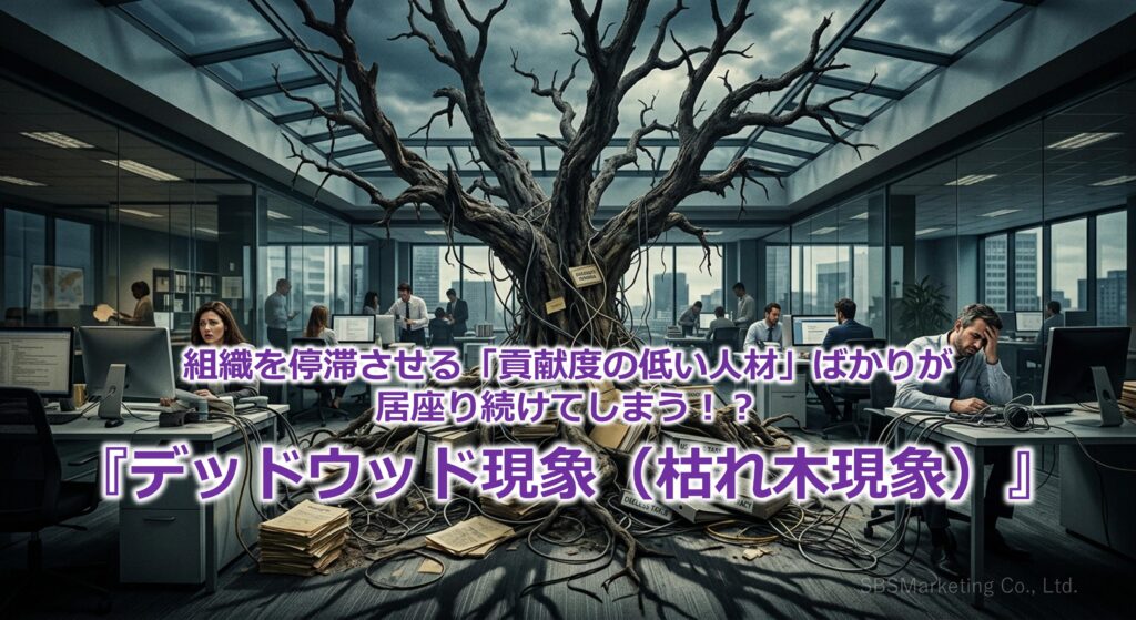 組織を停滞させる「貢献度の低い人材」ばかりが居座り続けてしまう！？『デッドウッド現象（枯れ木現象）』