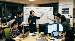 ①競合他社には負けまいと企業組織の一体感が増すことも