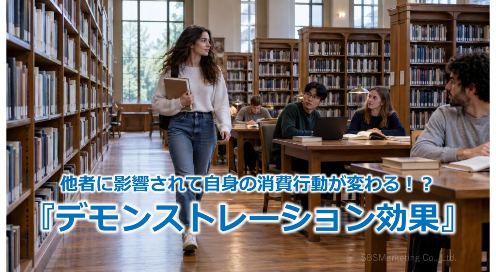 他者に影響されて自身の消費行動が変わる！？『デモンストレーション効果』
