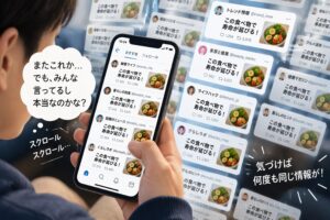 ④繰り返し接触する情報＝信頼性の証拠と認識する
