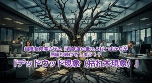 組織を停滞させる「貢献度の低い人材」ばかりが居座り続けてしまう！？『デッドウッド現象（枯れ木現象）』
